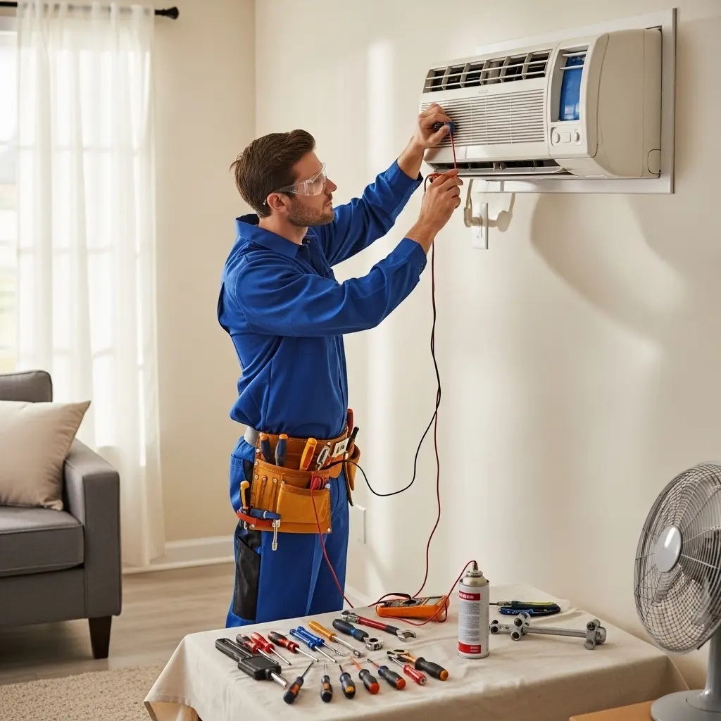 Şehzadeler Smeg Smeg klima gaz dolumu ve bakım – Enerji verimliliği artırıldı. - Teknik servis örneği